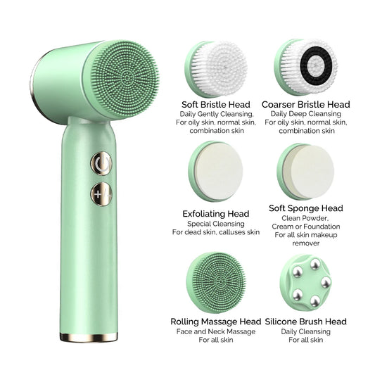 6-in-1 Electric Facial Brush